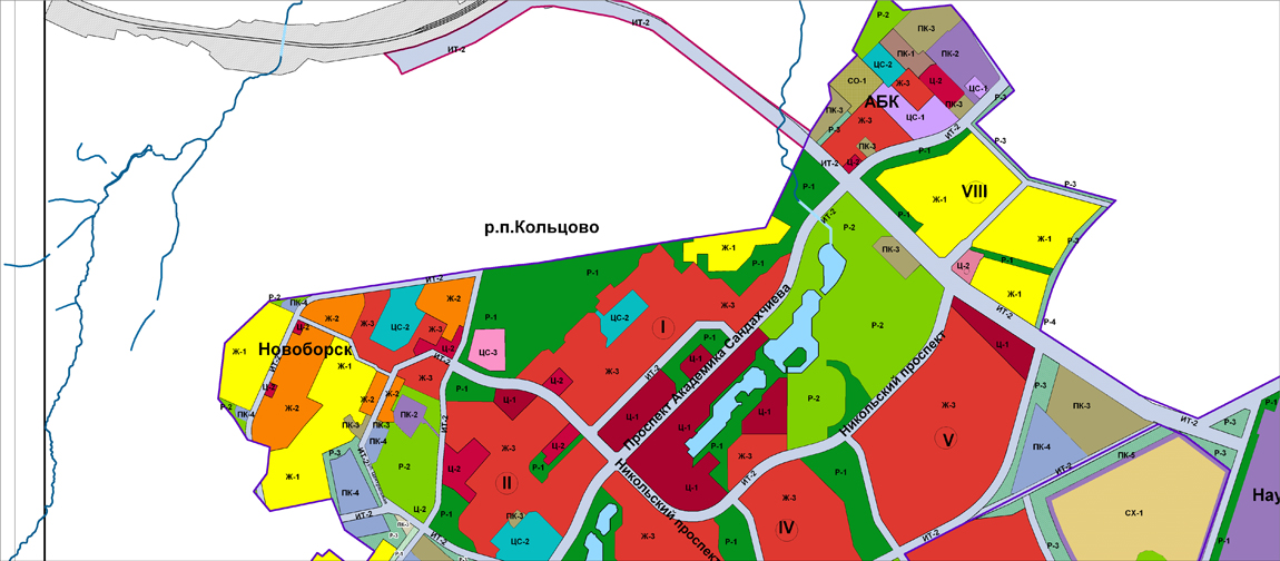 Карта пос кольцово новосибирской области